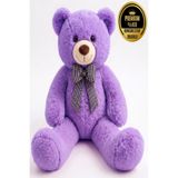 Livra Gift Peluş Ayıcık 90 cm – Papyonlu Büyük Boy Yumuşak Peluş Oyuncak - Hediye Ayı