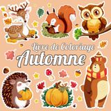 Livre Coloriage Adulte Automne: Faciles pour les Adultes et les Adolescents avec la Saison d'automne, 50 Coloriages Relaxation Anti Stress Simples et Mignons (Bold & Easy Coloring)