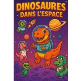 Livre de Coloriage Dinosaures dans l’Espace: Dinosaures astronautes et scènes spatiales amusantes à colorier. 50 illustrations pour enfants de 6 à 10 ... et garçons fans de dinosaures et espace
