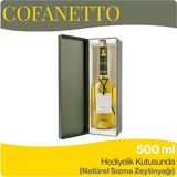 Livvy Premium Foods COFANETTO Soğuk Sıkım Erken Hasat Natürel Sızma Zeytinyağı 500 ml Özel Tasarım Hediye Kutusunda (2025 / 2026 Yeni Hasat) (Asit Miktarı 0.2)
