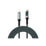 LivX Thunderbolt 4 Usb C To Usb C 240w 8k@60hz 40gbps Pd3.1 Dijital Göstergeli 1.5 Metre Örgülü Kablo