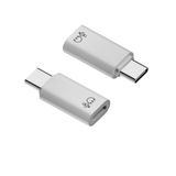 LivX Type C to Lightning Yuva Çevirici Yaka Mikrofonu ile Uyumlu Beyaz OTG Adaptör OTGYZ