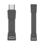 LivX USB-C to USB-C 42mm Kısa Kablo, 240W PD3.1 Hızlı Şarj, 80Gbps Veri Aktarımı, 8K 60Hz Görüntü Desteği, Thunderbolt Uyumlu, USB4, Laptop Tablet Telefon için Ultra Kısa Adaptör Kablo OTGB