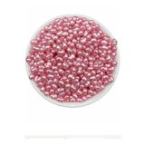 LİVZA BİJUTERİ 50 Gr. Pembe Renk Plastik Inci Boncuk (yamuk Inci)