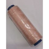 Livza Bijuteri Makara Mumlu Ip , 1 mm 100 mt Takı Malzemesi Ipi, Hobi Malzemesi - Pembe - Krem
