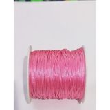 Livza Bijuteri Makara Paraşüt İpi, 1 mm. 100 mt. Takı Malzemesi İpi, Hobi Malzemesi - Pembe