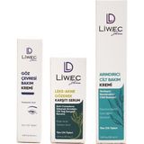 Liwec Derma 3'lü Set (Arındırıcı Bakım Krem - Leke Akne Karşıtı Serum - Göz Çevresi Bakım Kremi)