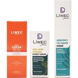 Liwec Derma 3'lü Set (Arındırıcı Cilt Bakım Krem - Leke Akne Karşıtı Serum - Güneş Kremi Spf 50)