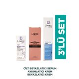 LIWECDERMA Liwec Derma 3'lü Set (AYDINLATICI KREM - WHİTENİNG CREAM - CİLT BEYAZLATICI SERUM)