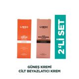 Lıwecderma Liwecderma İkili Set Aloevera Özlü Leke Karşıtı Cilt Beyazlatıcı Krem 50Ml Ve 50Spf+ Güneş