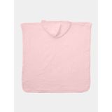 LIWOGY Kapüşonlu Bebek & Çocuk Müslin Havlu / Kapüşonlu Müslin Panço / Müslin Bornoz - Pembe - 7 - 8 Yaş