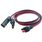 LIXINTIAN Güneş Paneli Kablo Kitleri, 12AWG Suaoki için, Renogy Güneş Jeneratörü Taşınabilir Güç İstasyonu - 1 m/3,28 ft