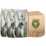 Lixon Natural Doğal Çam Peleti Kedi Kumu 15 Kg (30L) Yavru/Yetişkin Kediler, Kemirgenler için%100 Biyobozunur - Astımlı Kediler için Uygun - Kimyasal İçermeyen - Yüksek Emiş Gücü - 5 Kg x 3 Adet