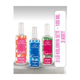 Liya Arven 3lü Sprey Kolonya Yasemin Beyaz Gül Mango 100 ml x 3 adet