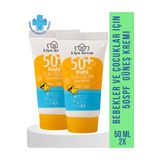 Liya Arven Çocuklar Için Hassas Ve Yüksek Korumalı Güneş Kremi 50 ml x 2adet