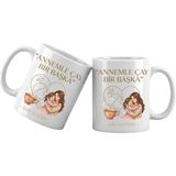 Liya Gift Collection Anneler Günü Hediyesi Kupa – Isim Yazılı Kişiye Özel Tasarım - Beyaz - 300 ml