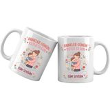 Liya Gift Collection Anneler Günü Için Özel Kupa – Isim Yazılı Anneye Hediye - Beyaz - 300 ml