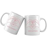 Liya Gift Collection Canım Anneme Hediye Kupa – Kişiye Özel Isim Yazılı Tasarım - Beyaz - 300 ml