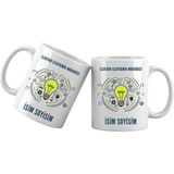 Liya Gift Collection Isim Yazılı Elektrik Elektronik Mühendisi Kupa Bardak – Kişiye Özel Mühendis Meslek Kupası - Beyaz - 300 ml