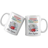 Liya Gift Collection Türkçe Öğretmeni Temalı Kişiye Özel Kupa Bardak – Isim Yazılı Öğretmen Meslek Kupası - Beyaz - 300 ml