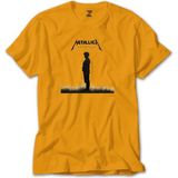 Liyada Metallica Master Of Puppets Metal Soldier Sarı Tişört Liyada