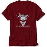 Liyada Venom Black Metal Silver Kırmızı Tişört Liyada - XL