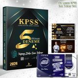 Liyakat Yayınları Önlisans KPSS 2024 Yapay Zeka Son Tekrar Seti 5 Deneme