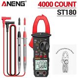 Liyao ST180 Kırmızı ST180 4000 Sayım Dijital Pens Metre Ac Akım Multimetre Ampermetre Gerilim Test Cihazı Araba Amp Hz Kapasite Ncv Ohm Aracı (Yurt Dışından) - Renkli
