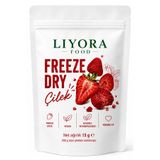 LİYORA FOOD Freeze Dry Çilek 15 g Dondurularak Kurutulmuş Kuru Meyve Cipsi