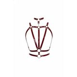 Liyuza Bordo Kadın Kemer Rugan Parlak Çok Bantlı Vücut Aksesuarı - Brf115 Woman Haki 4XL-5XL