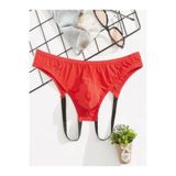 Liyuza Erkek Fantazi Kırmızı Jockstrap İç Giyim Karışık-Çok Renkli S