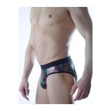 Liyuza Erkek Fantezi Renki Jockstrap İç Giyim Çok Renkli 2XL