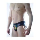 Liyuza Erkek Fantezi Renkli Jockstrap İç Giyim Çok Renkli S