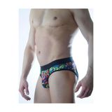 Liyuza-Erkek Fantezi Renkli Jockstrap İç Giyim Çok Renkli XL