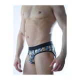 Liyuza Erkek Fantezi Zar Desenli Jockstrap Çok Renkli L