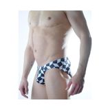 Liyuza Erkek Küp Desenli Fantezi Jockstrap Çok Renkli M