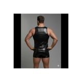 Liyuza Erkek Lame Tank Top Boxer Takımı Çok Renkli M