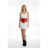 Liyuza Kırmızı Kadın Kemer Geniş Korse Bel Aksesuarı - Brf1112 Taba S/M