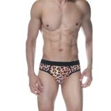 Liyuza Leopar Jkstrap Fantezi İç Giyim Çok Renkli M