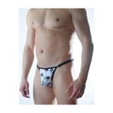 Liyuza Mulvxbrf Brf02 Erkek El Desenli Metalli Tanga (Mulvix) Renkli 2XL