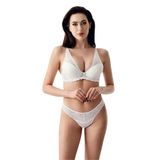Liyuza NB334160-B-K Sütyen Külot Takım EKRU 90