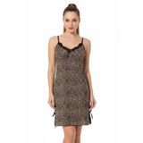 Liyuza Şahinler Püsküllü Leopar Gecelik B144 Ava Leopar S/M