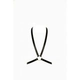 Liyuza Siyah Kadın Kemer Metal Halka Detaylı Deri Vücut Aksesuarı - Brf131 Woman Haki 2XL/3XL