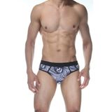 Liyuza Zebra Jockstrap Fantezi İç Giyim Mariposa Secret Karışık-Çok Renkli L