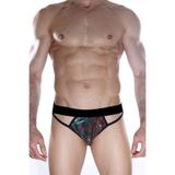 Liyuza,Desenli Jockstrap Çok Renkli L
