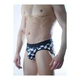 Liyuza,Erkek Küp Desenli Fantezi Jockstrap Çok Renkli S