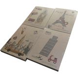 liz defter kraft kapak 20x28cm ayraçlı defter çizgili defter 160 yaprak kf510ç (1 adet karışık renk) - Not Defteri