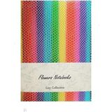 Liz Defter Rainbow Suni Deri 9X13Cm 96 Yaprak Çizgili RBW123C