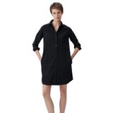 Liz Koyu Gri Jean Elbise 130656-34926 Gri-34926 L