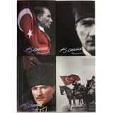 liz ofset kuşe atatürk kapak ıvory günlük ajanda 17x24cm - Yok